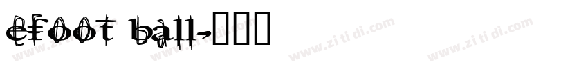 efoot ball字体转换